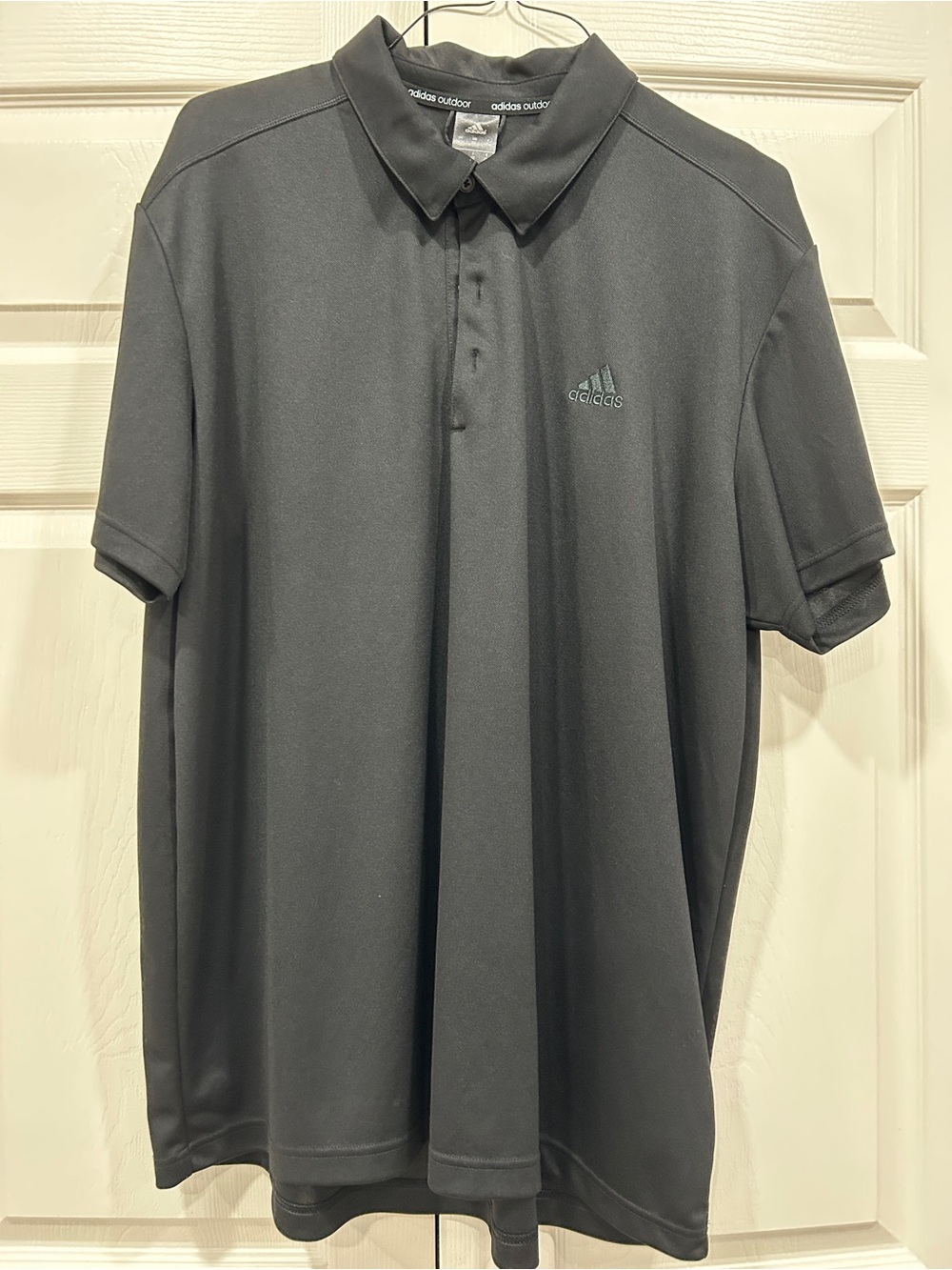 adidas Men’s Black Polo Shirt with Logo